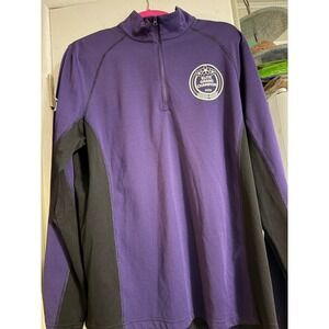 Clique Women Purple Walk to End Alzheimer's 2020 Quarter Zip Pullover MQK00100
